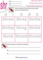 trigraph-shr-bingo-worksheet